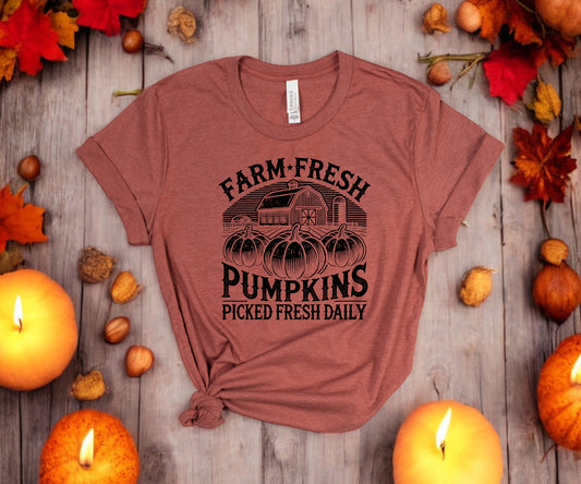 Farm Fresh Pumpkin Graphic Tee